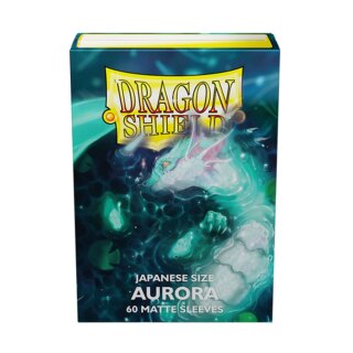 Dragon Shield Sleeves - Matte Japanese Size - Aurora (60)