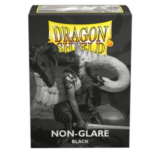 Dragon Shield Sleeves - Matte Black, Non Glare V2 (100)