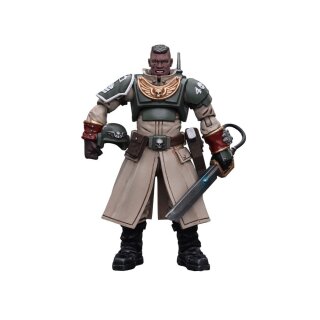 Warhammer 40k Actionfigur 1/18 Astra Militarum Cadian Command Squad Commander with Power Sword 12 cm