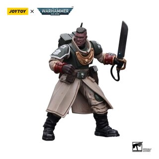 Warhammer 40k Actionfigur 1/18 Astra Militarum Cadian Command Squad Commander with Power Sword 12 cm