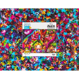Pop! Puzzle - Alice in Wonderland (500 Teile)