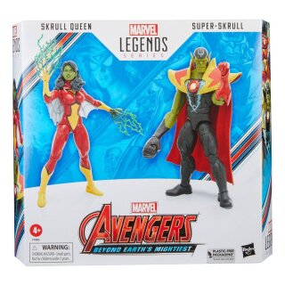 Avengers: Beyond Earths Mightiest Marvel Legends Actionfiguren Skrull Queen &amp; Super-Skrull 15 cm