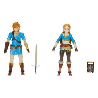 The Legend of Zelda Actionfiguren 2er-Pack - Prinzessin Zelda, Link