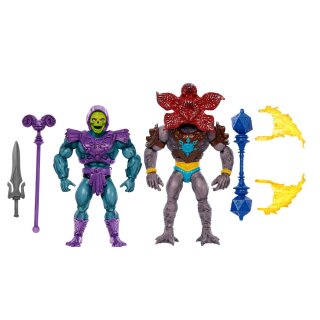 Masters of the Universe x Stranger Things Origins Actionfiguren 2er-Pack - Skeletor &amp; Demogorgon