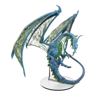 D&amp;D Icons of the Realms: Adult Moonstone Dragon 30 cm (Prepainted)
