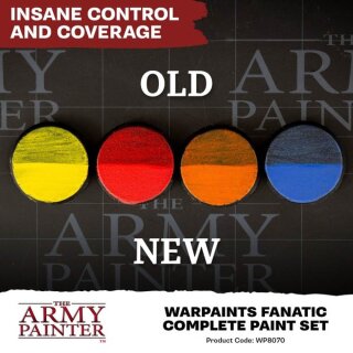 The Army Painter:  Warpaints Fanatic - Complete Paint Set (216 x 18ml)
