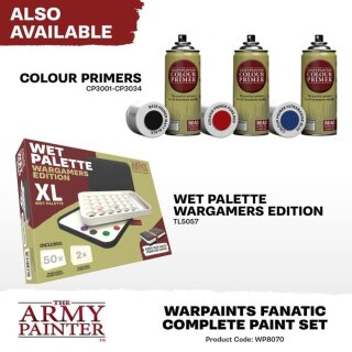 The Army Painter:  Warpaints Fanatic - Complete Paint Set (216 x 18ml)