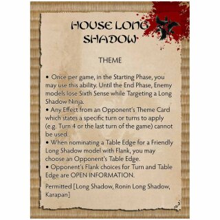 House Long Shadow - Themed Warband