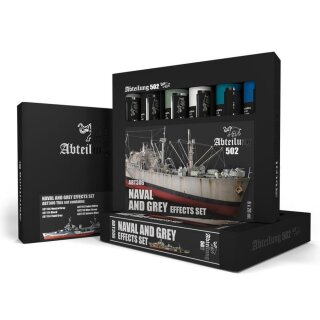 Abteilung 502 - Naval And Grey Effects Set (6 x 20ml)