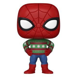 Marvel Holiday POP! Marvel Vinyl Figur - Spider-Man