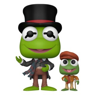 Die Muppets Weihnachtsgeschichte POP! Disney Vinyl Figur - Kermit w/TT