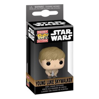 Star Wars: Obi-Wan Kenobi POP! Vinyl Schl&uuml;sselanh&auml;nger 4 cm Young Luke Skywalker