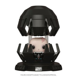 Star Wars POP! Deluxe Movies Vinyl Figur Darth Vader in Meditation Chamber 9 cm *M&auml;ngelexemplar*