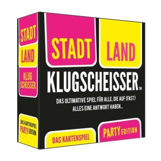 Stadt Land Klugscheisser - Kartenspiel (DE)