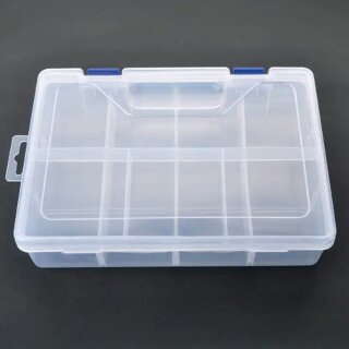 MK3 Sortierhilfe / Token Case / Plastik Box + Extra Tray 23 x 16 x 6 cm (8 F&auml;cher)
