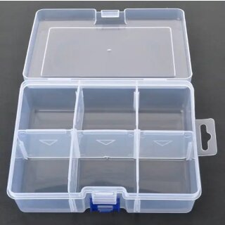 Sortierhilfe / Token Case / Plastik Box (6 F&auml;cher)