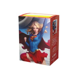 Dragon Shield Standard Size License Sleeves - Supergirl (100)