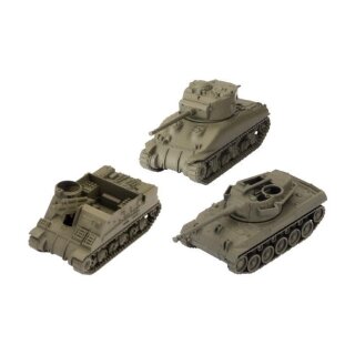 World of Tanks - U.S.A. Tank Platoon (M4A1 Sherman (76mm), M7 Priest, M18 Hellcat)