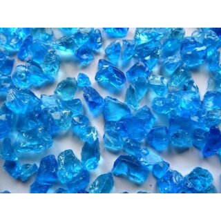 Glass Stones Ultramarine Blue, approx. 9-12 mm (100g)
