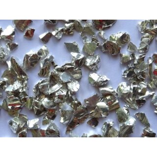 Glass Stones Silver, approx. 9-12 mm (100g)
