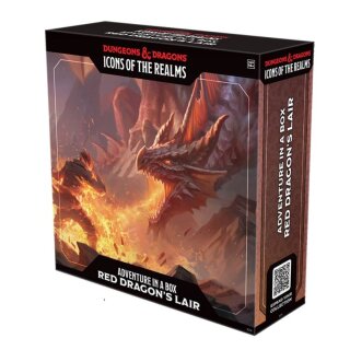 D&amp;D Icons of the Realms: Adventure in a Box - Red Dragons Lair (Prepainted)