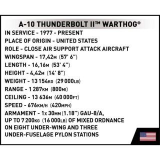 A10 Thunderbolt II W