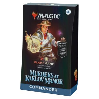 Magic the Gathering: Murders at Karlov Manor - Commander Deck &quot;Blame Game&quot; (EN)