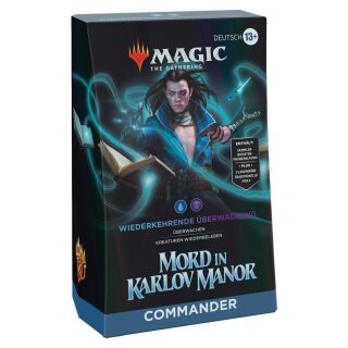 Magic the Gathering: Mord in Karlov Manor - Commander Deck &quot;Wiederkehrende &Uuml;berwachung&quot; (DE)