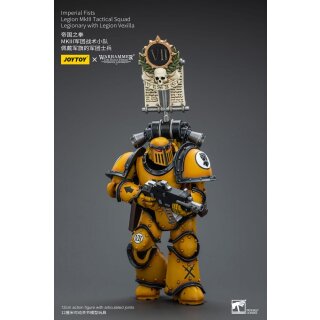 Warhammer The Horus Heresy Actionfigur: Imperial Fists - Legion MkIII Tactical Squad Legionary with Legion Vexilla