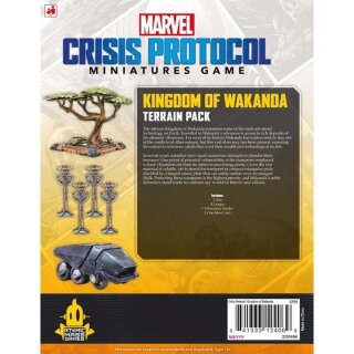 Marvel Crisis Protocol &ndash; Kingdom of Wakanda Terrain Pack (Gel&auml;ndeset &ldquo;K&ouml;nigreich Wakanda&rdquo;) (Multiligual)