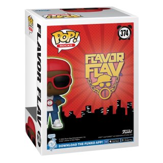 Flavor Flav POP! Rocks Vinyl Figur - Flavor of Love