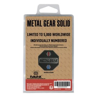Metal Gear Solid Sammelm&uuml;nze Solid Snake Limited Edition
