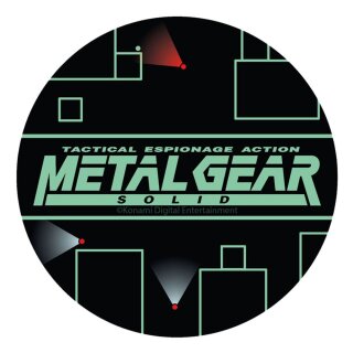 Metal Gear Solid Schreibtischunterlage &amp; Untersetzer Set Solid Snake x Raiden Limited Edition