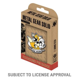 Metal Gear Solid Ansteck-Pin Foxhound Limited Edition