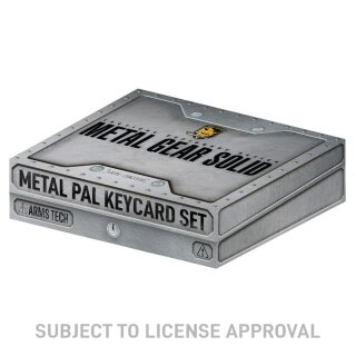 Metal Gear Solid Replik Keycard Set Limited Edition