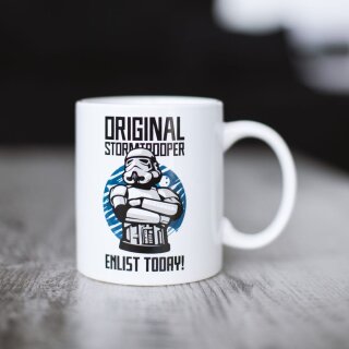 Original Stormtrooper Tasse: Enlist Today - White