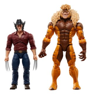 Wolverine 50th Anniversary Marvel Legends Actionfiguren 2er-Pack - Marvels Logan &amp; Sabretooth
