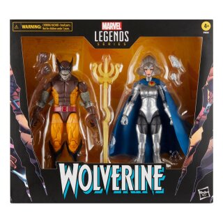 Wolverine 50th Anniversary Marvel Legends Actionfiguren 2er-Pack - Wolverine &amp; Lilandra Neramani