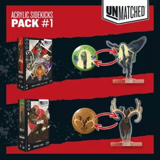 Unmatched - Acrylic Sidekicks Pack #1