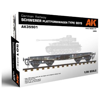 German Railway - Schwerer Plattformwagen TYME SSYS 1/35