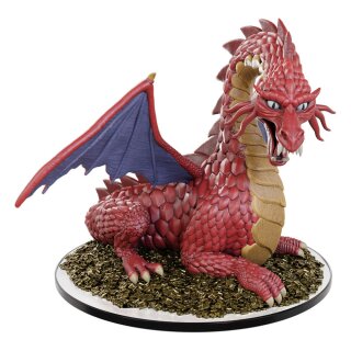 D&amp;D Icons of the Realms: 50th Anniversary - Classic Red Dragon (Prepainted)