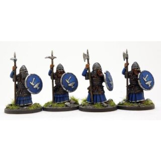 SAGA: Age of Magic - Hearthguard Standing with Heavy Weapons  (Dwarves)