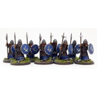 SAGA: Age of Magic - Warriors advancing with Heavy Weapons (Dwarves)