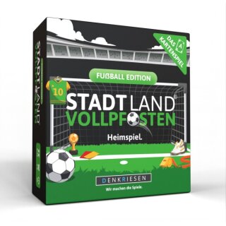 Stadt Land Vollpfosten - Das Kartenspiel: Fu&szlig;ball Edition - &quot;Heimspiel&quot; (DE)