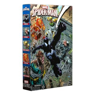 Spider-Man Marvel Legends Actionfiguren 5er-Pack - Spider-Man, Silvermane, Human Fly, Molten Man, Razorback