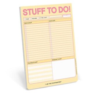 Knock Knock Big &amp; Sticky Notepads - Stuff to do (EN)