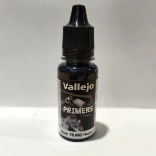 Vallejo Surface Primer - Black (70602) (18ml)