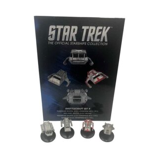 Star Trek Starship Diecast Mini Repliken - Shuttle Set 4