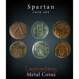 Legendary Metal Coins - Spartan (24)