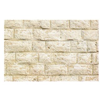 Sandsteinmauer 0/1/H0, 40x20 cm, 2 St&uuml;ck